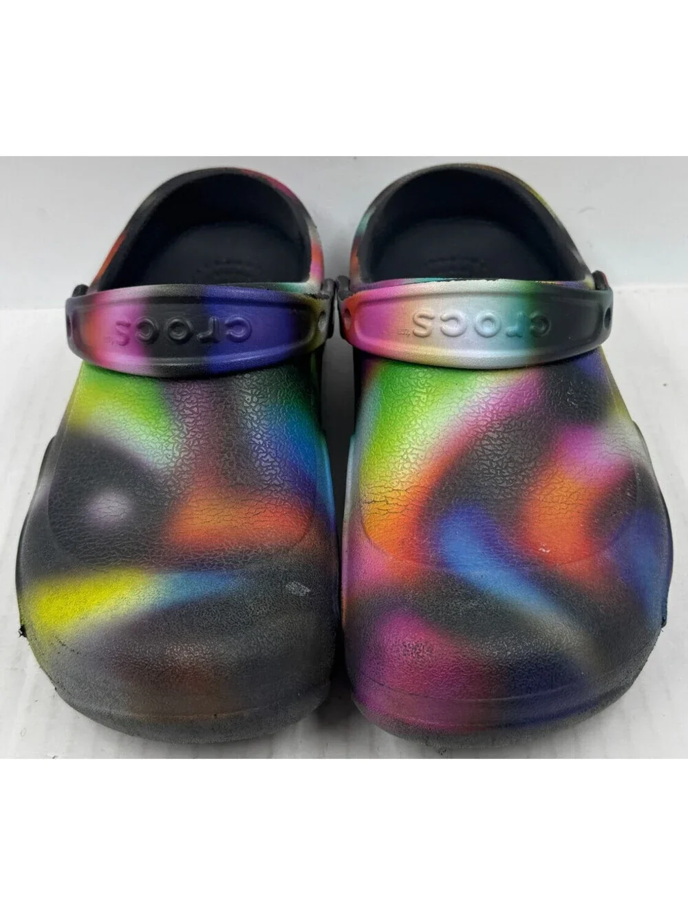 Crocs Bistro  Men's Clogs Size 7 Multicolor Slip Resistant Slip-On Shoes